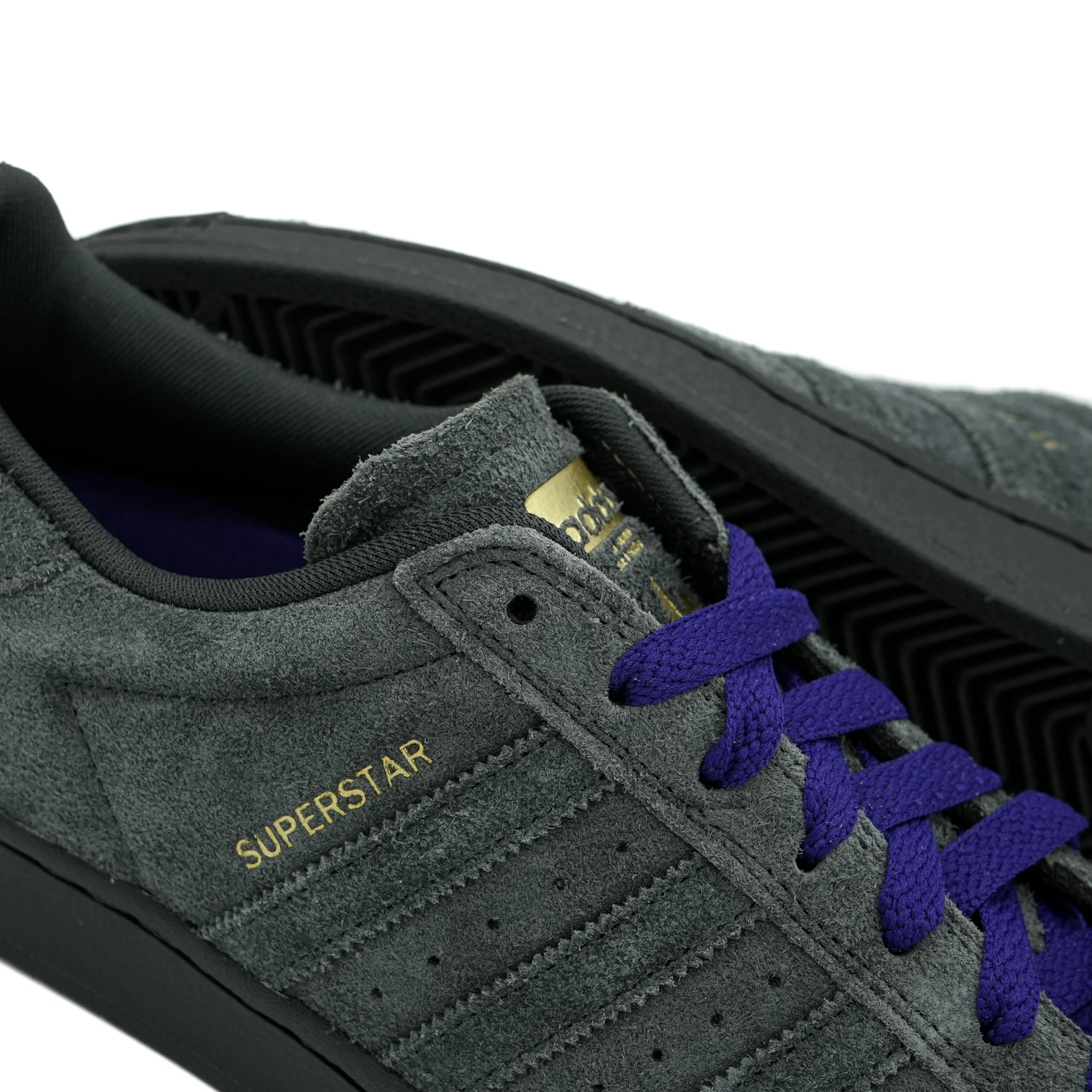 Adidas Superstar ADV - Carbon / Purple - Image 2
