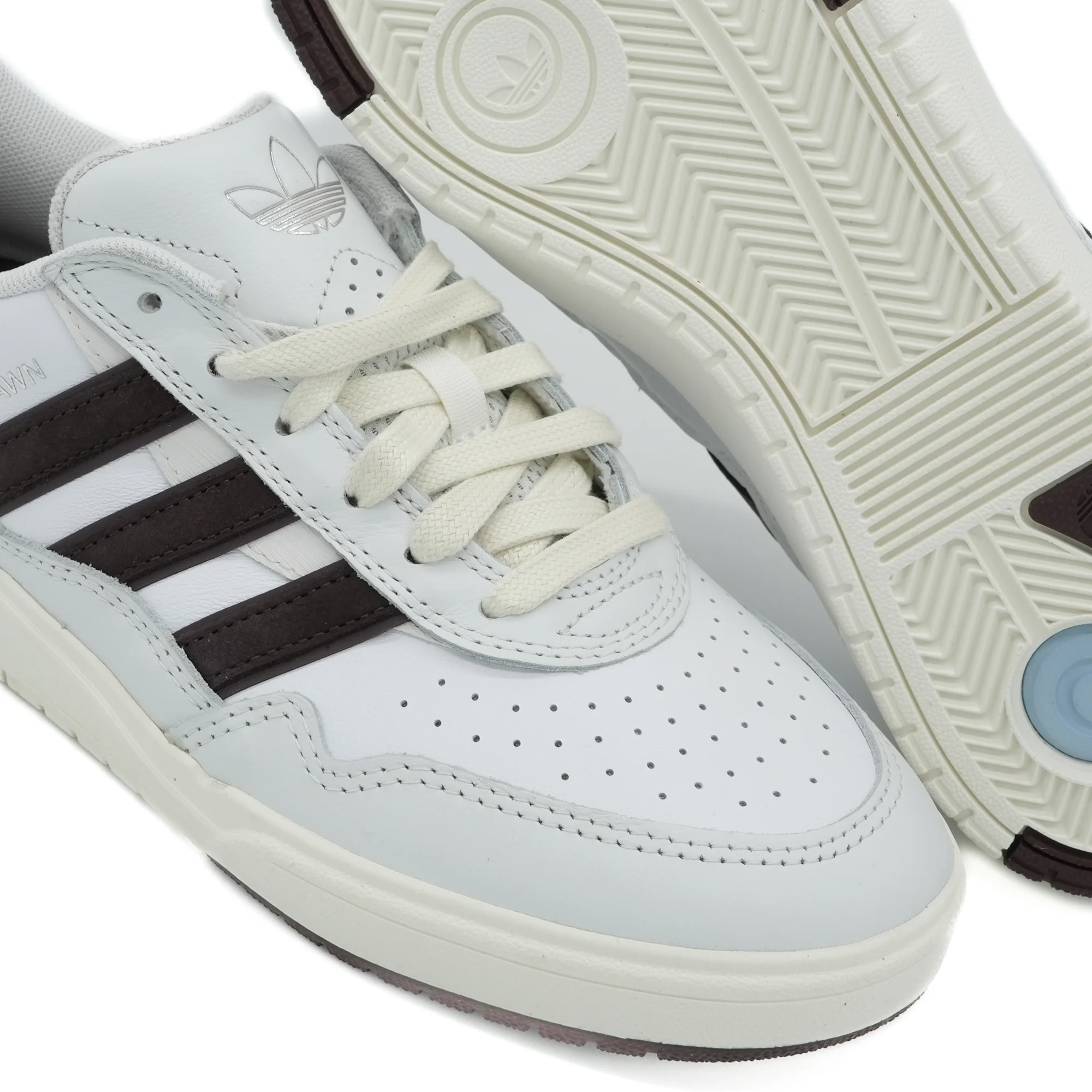 Adidas Tyshawn II x Zach Saraceno - Crystal White / Shadow Brown - Image 3