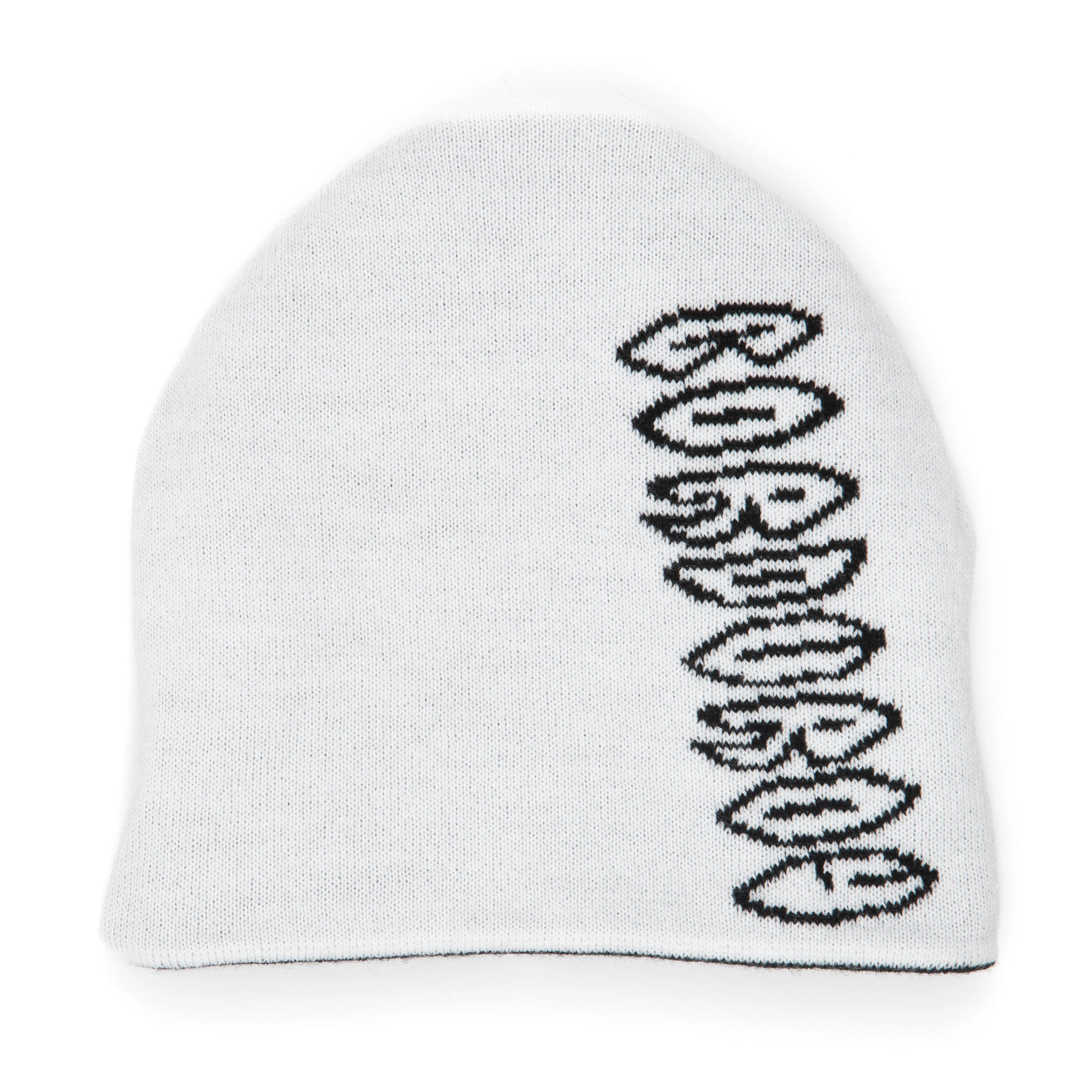 Corduroy Cobweb Reversible Skully - Black - Image 2