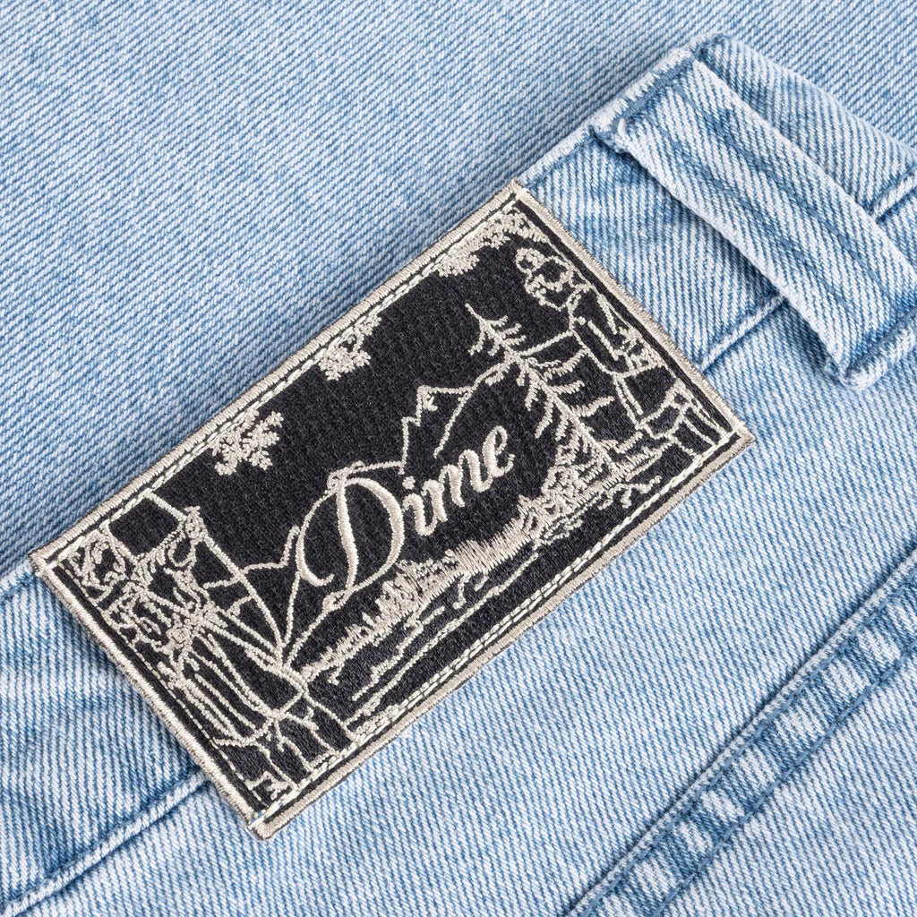 Dime Classic Denim Shorts - Blue Washed - Image 4