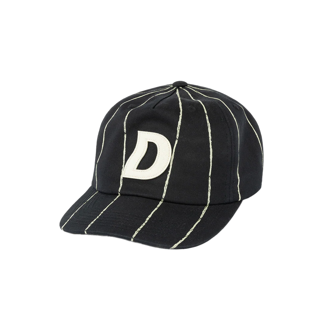 Dime Pinstriped Worker Cap - Black