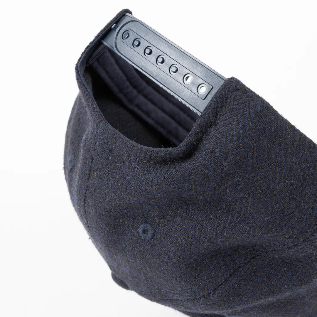 Dime D Full Fit Cap - Herringbone Navy - Image 3