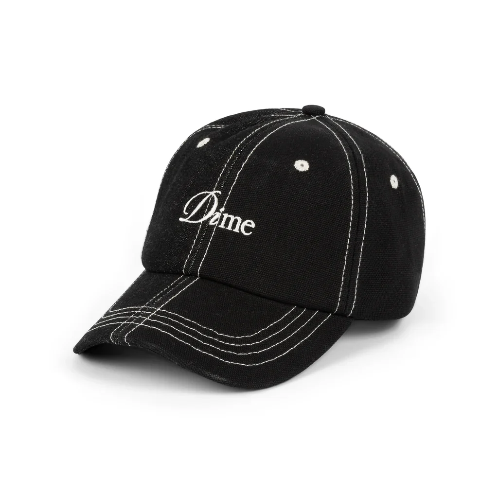 Dime Split Low Pro Hat - Black