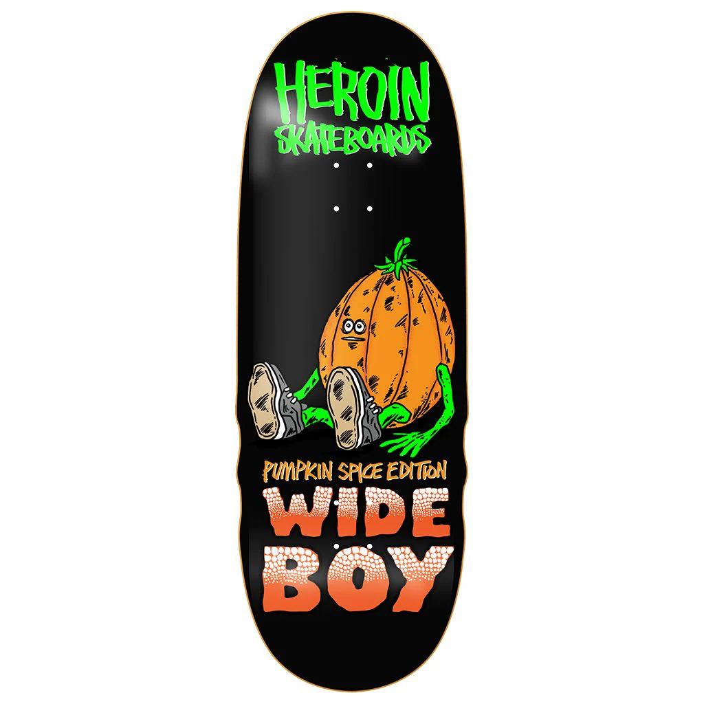Heroin Pumpkin Spice Wide Boy Deck - 10.75