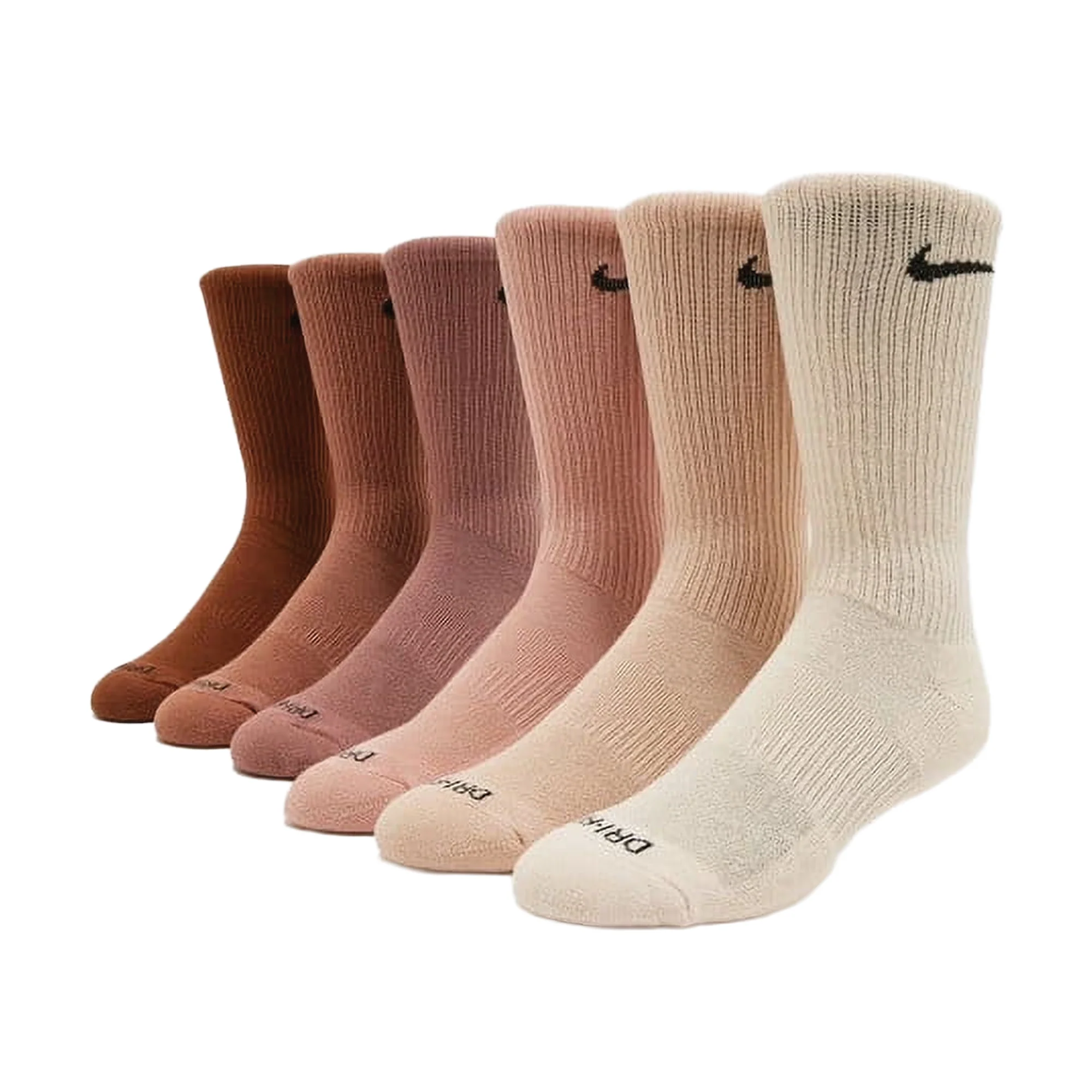 Nike SB Everyday Plus Cushioned Socks (6-Pack) - Multi-Colored