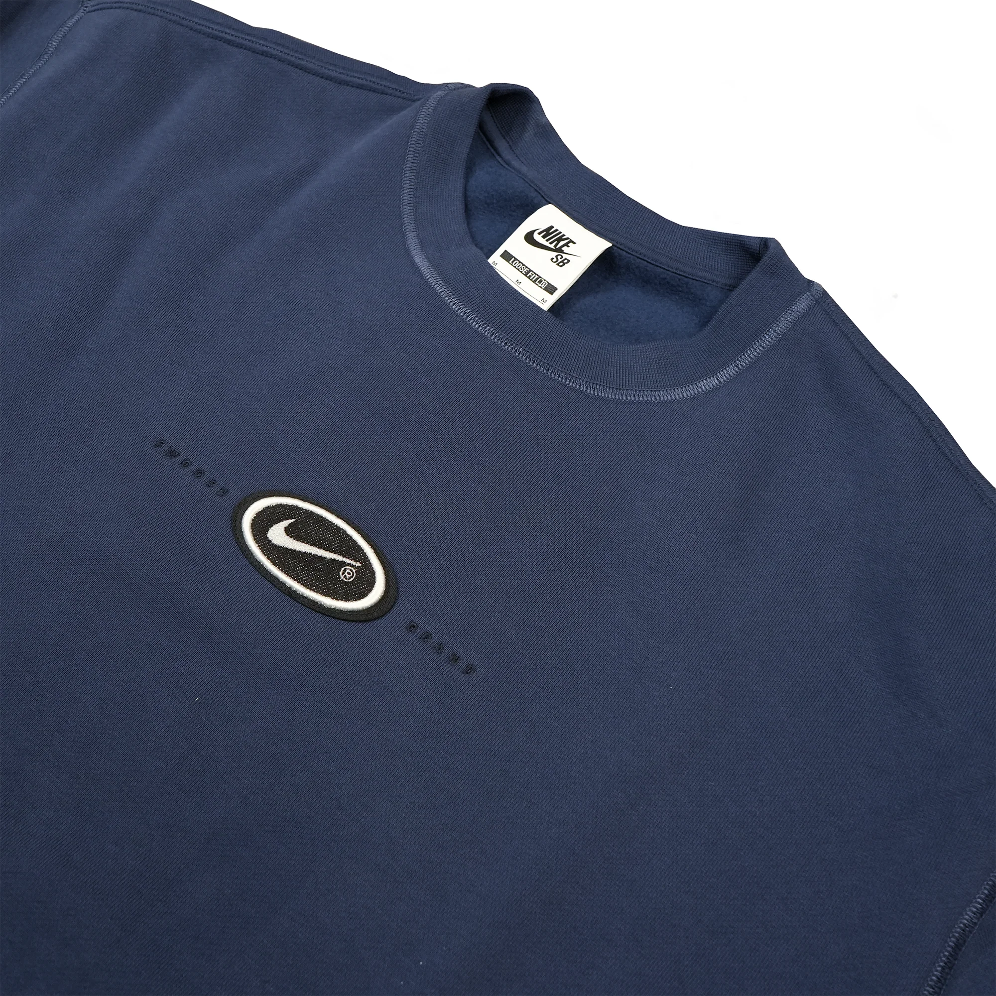 Nike SB Koston Fleece Crewneck Sweater - Midnight Navy - Image 3
