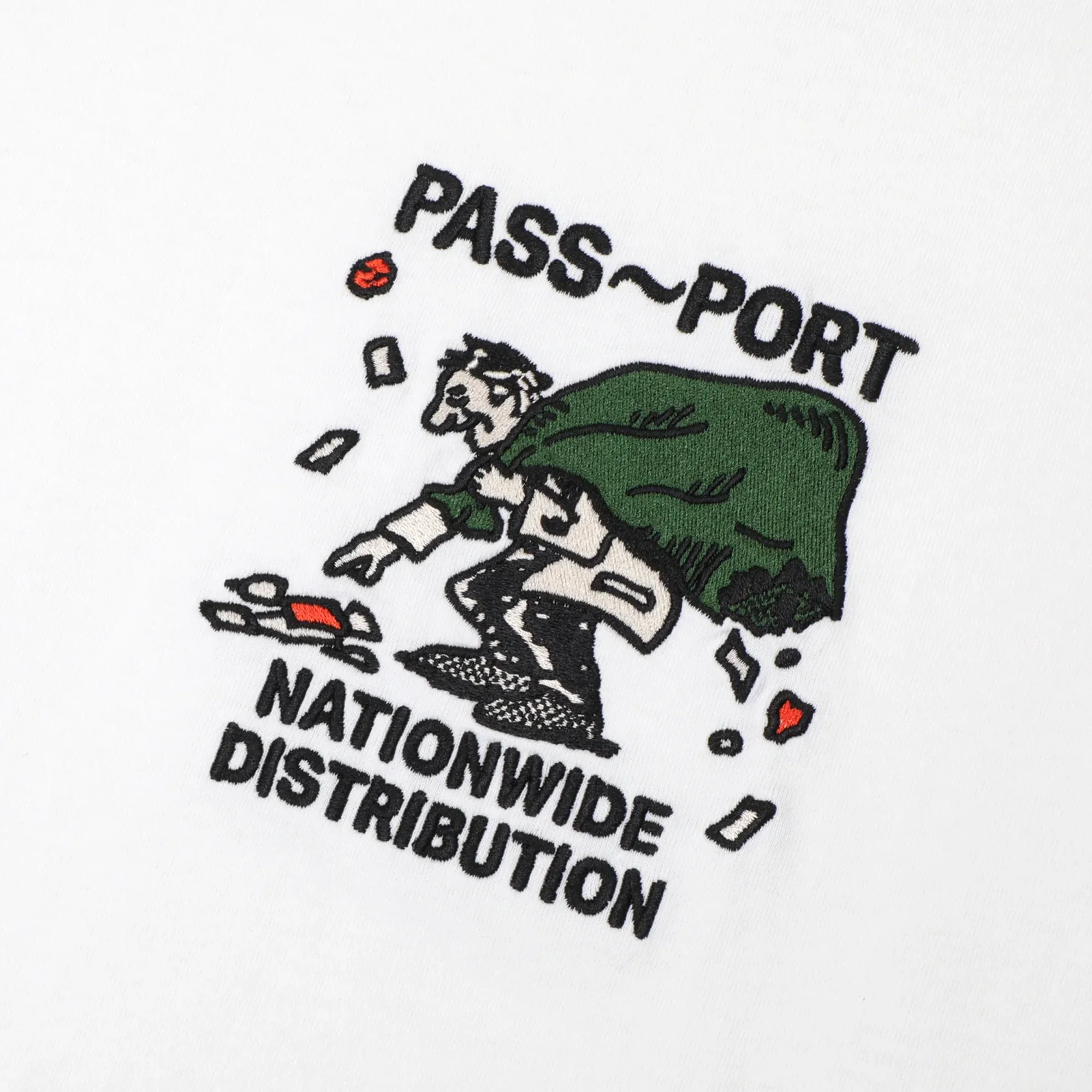 Passport Distribution Tee - White - Image 2