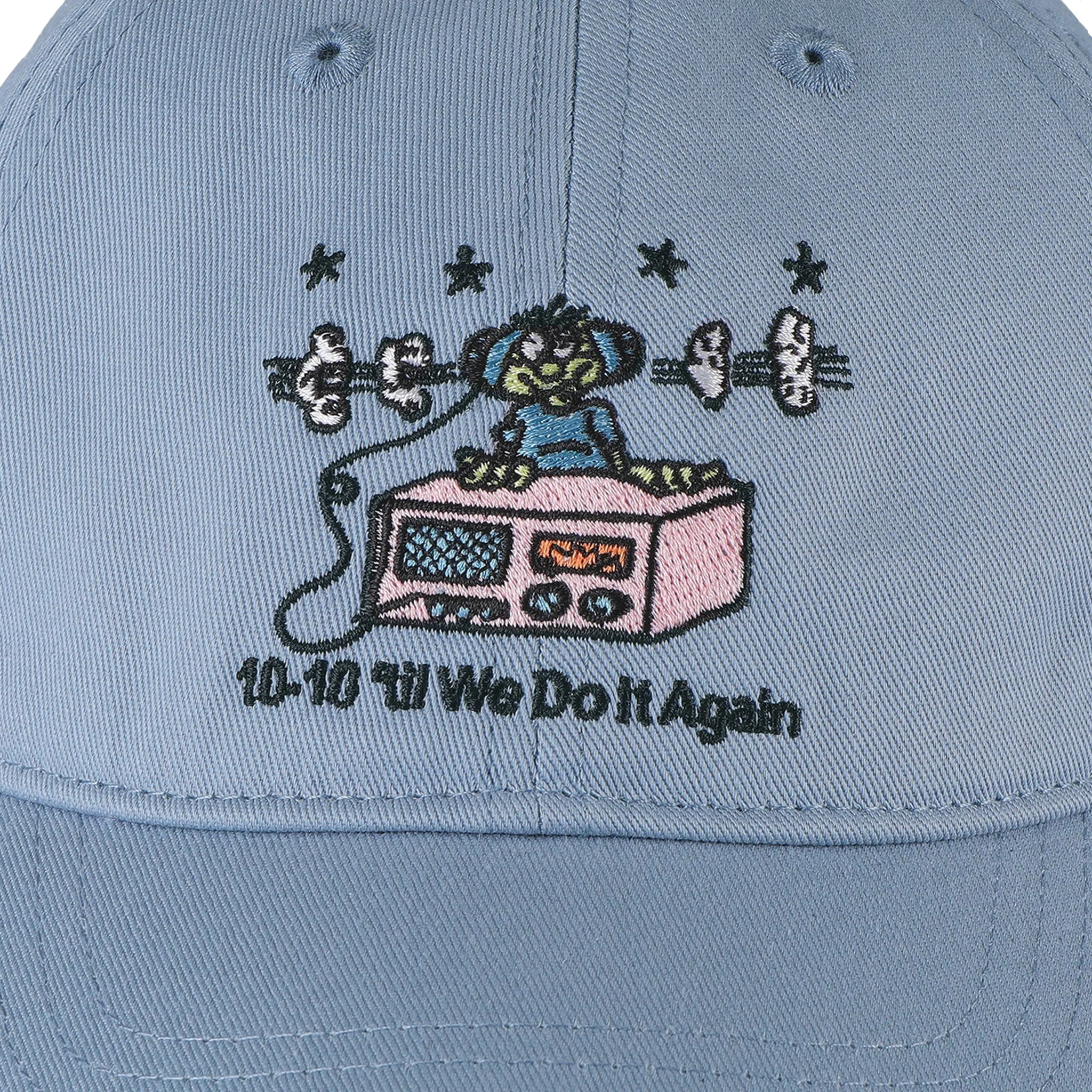 Passport Eyeball Leagues Cap - Washed Slate Blue - Image 3