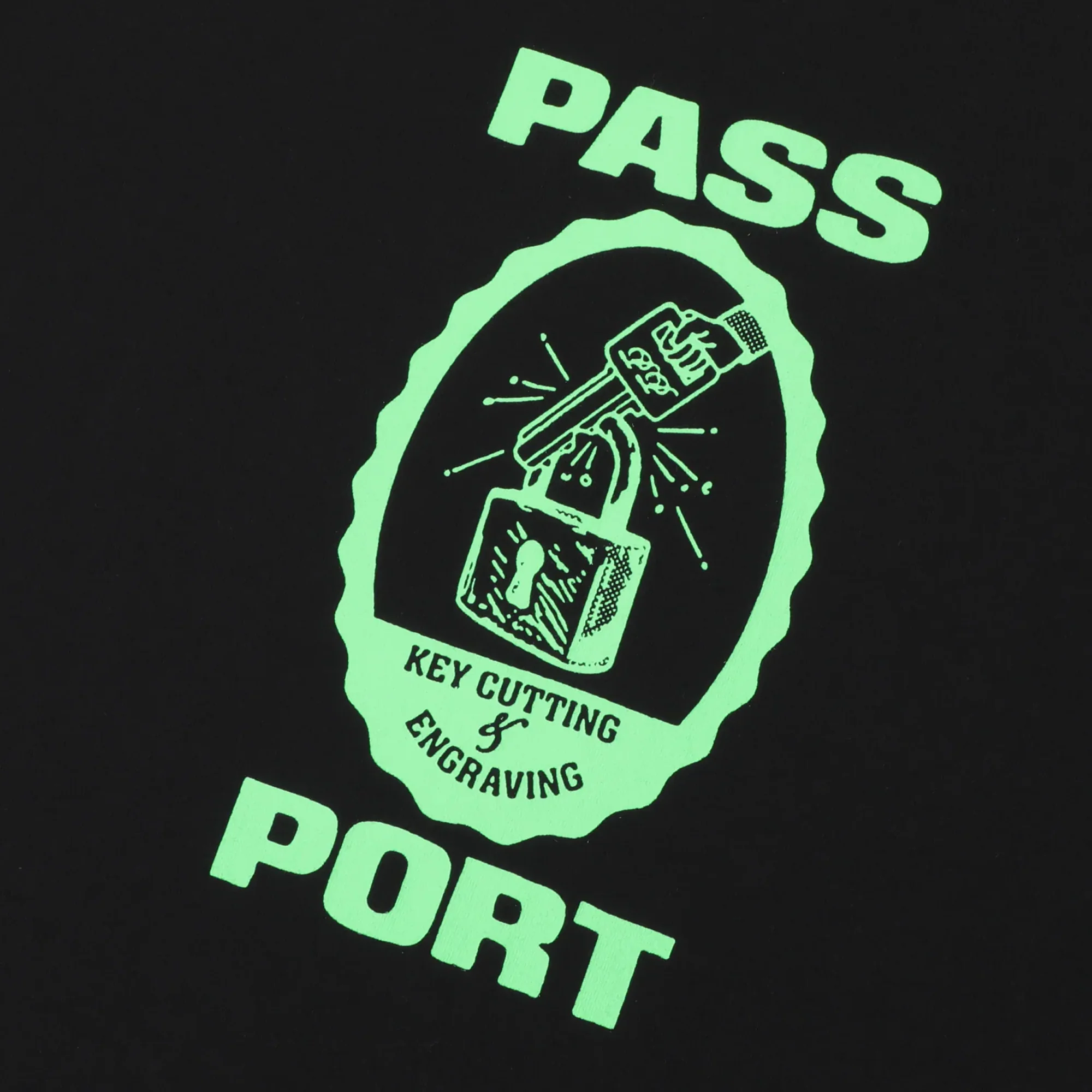Passport Hercu-Locks Tee - Black - Image 3