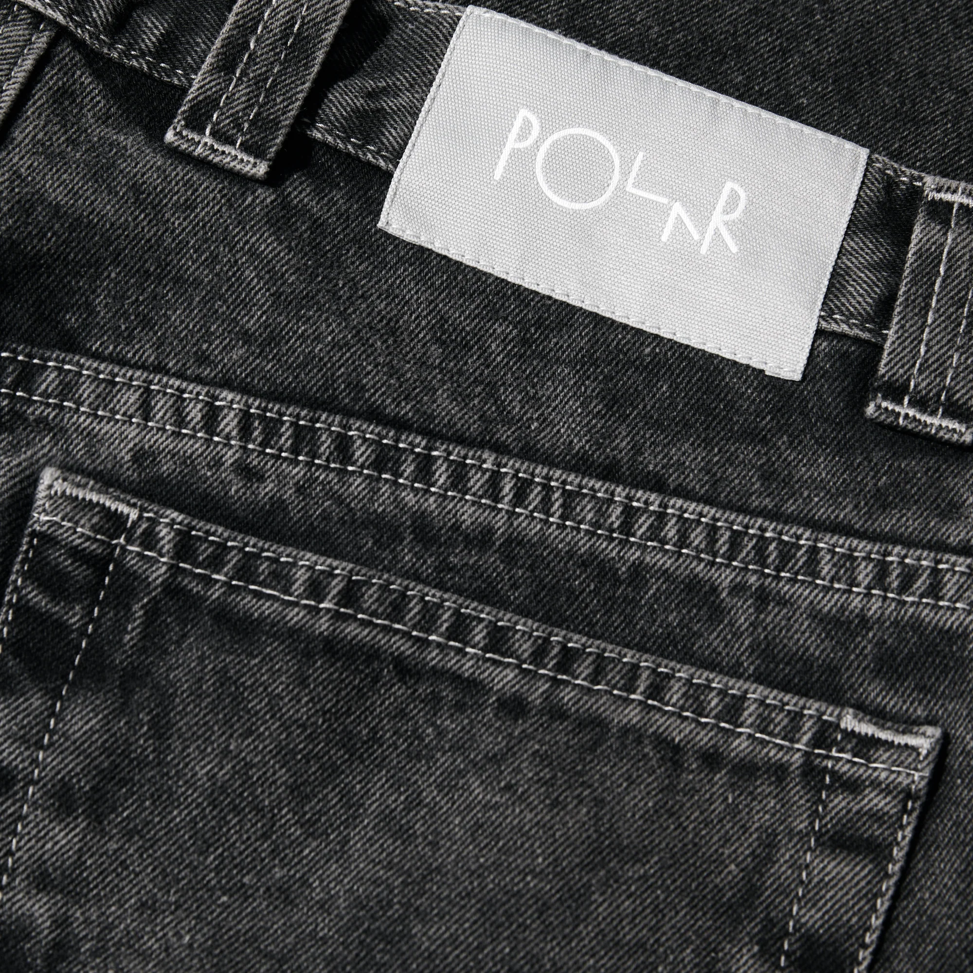 Polar 93! Denim Pants - Silver Black - Image 4