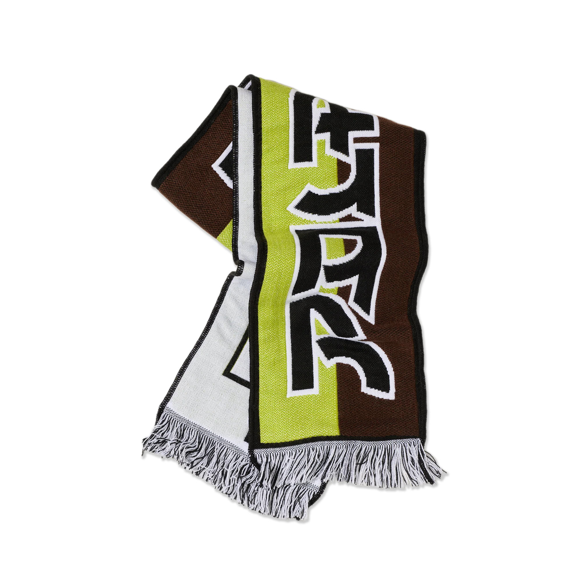 Polar Football Scarf - Green / Brown