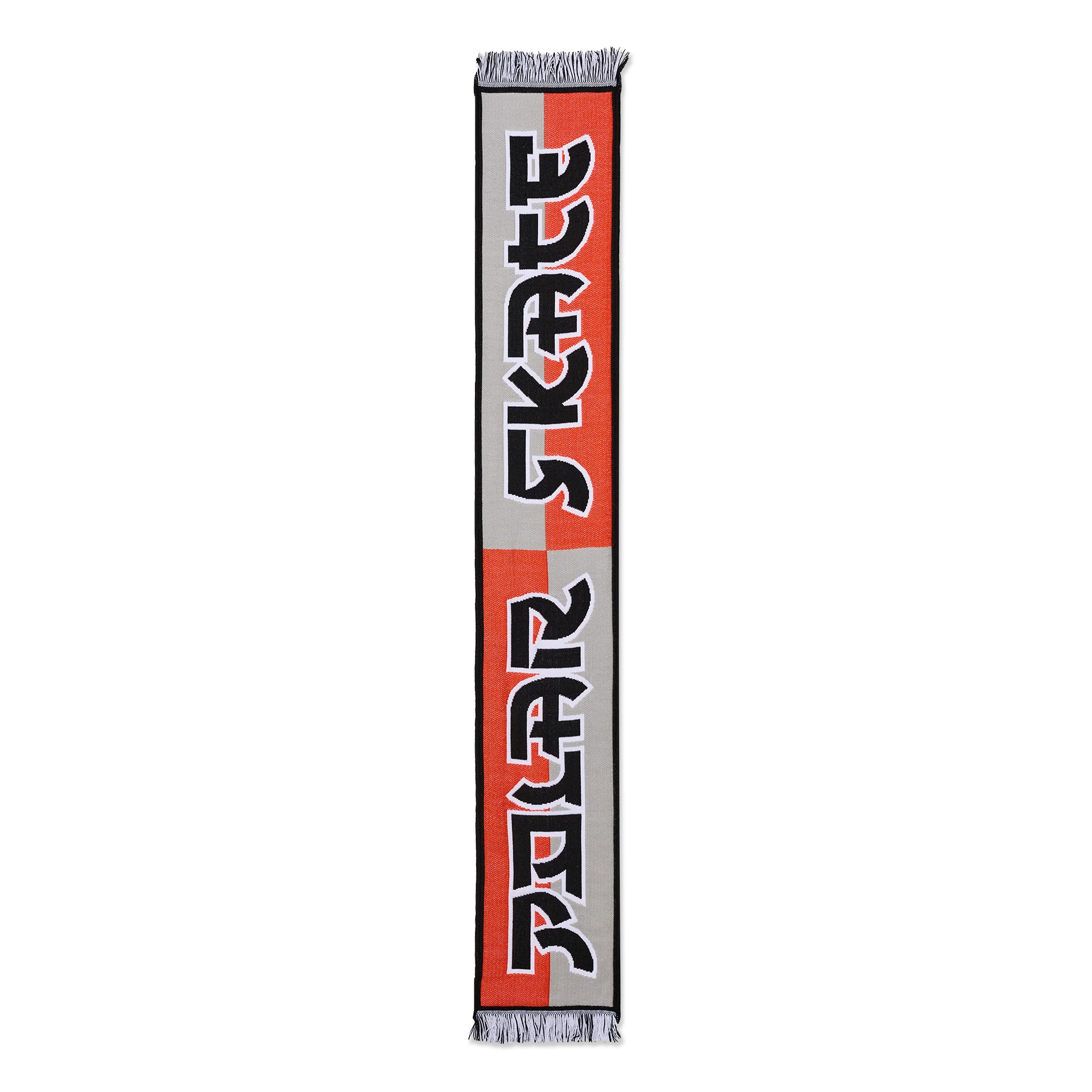 Polar Football Scarf - Orange / Grey - Image 2