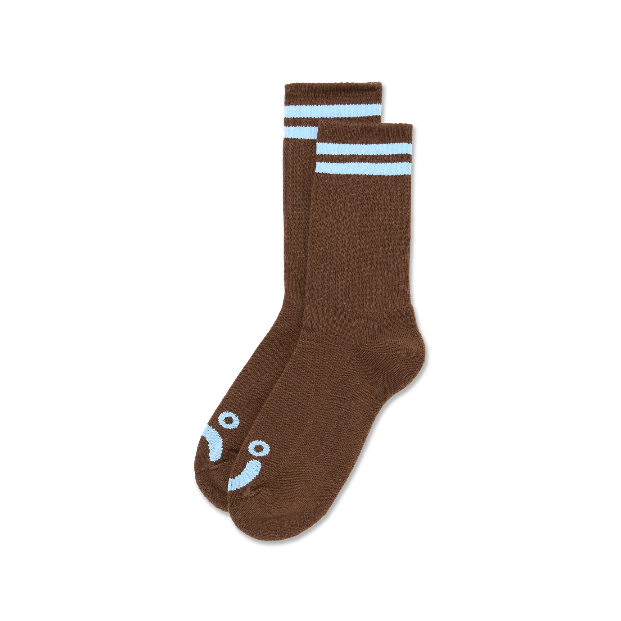 Polar Rib Sock - Brown / Blue