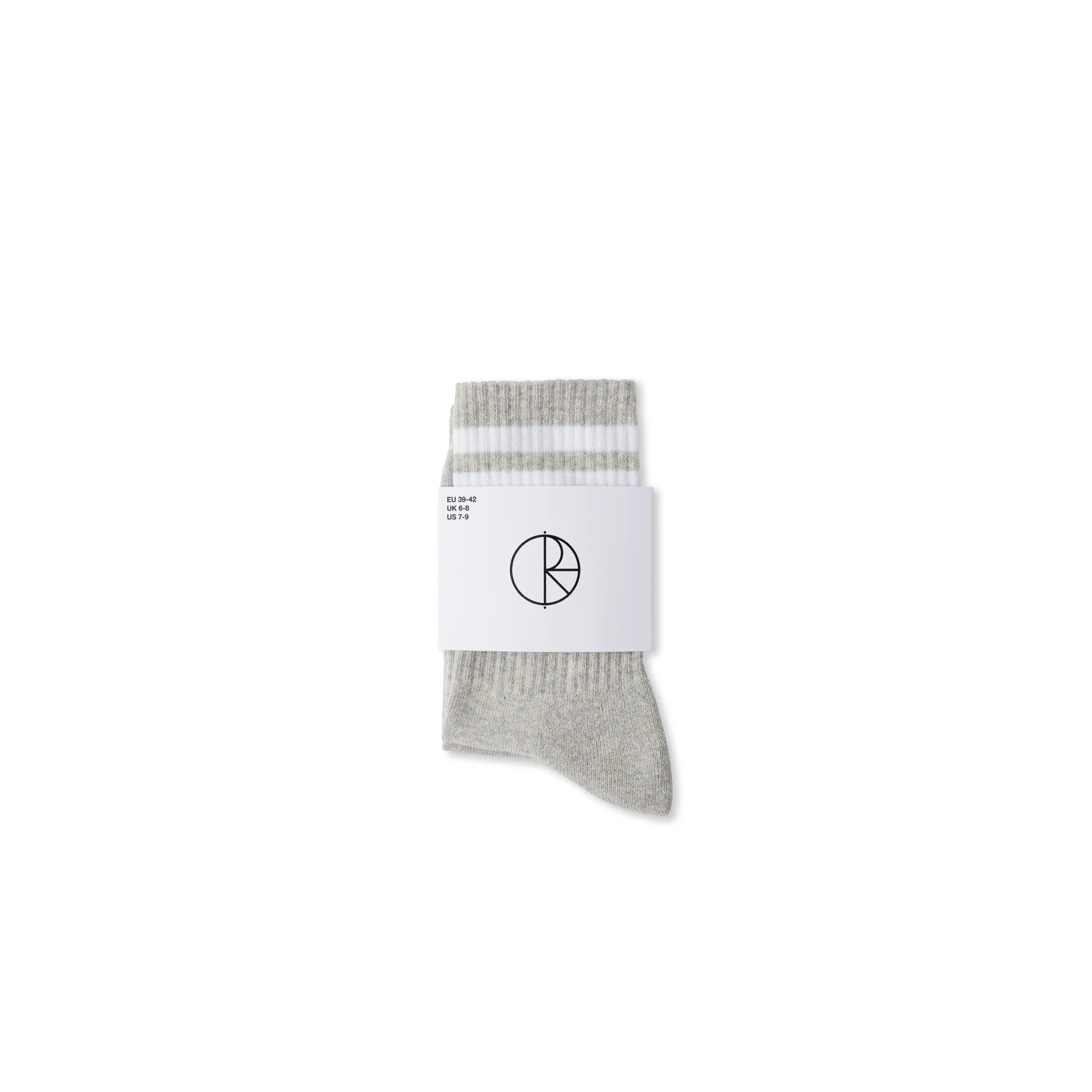 Polar Rib Socks - Happy Sad Heather Grey - Image 3