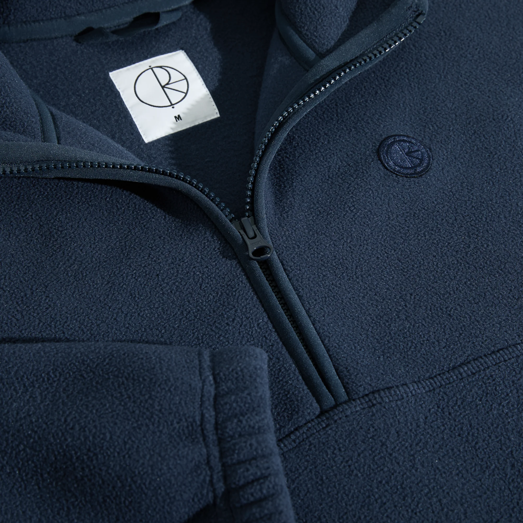 Polar Skate Co. Ivan Half Zip Sweatshirt - Grey / Blue - Image 4
