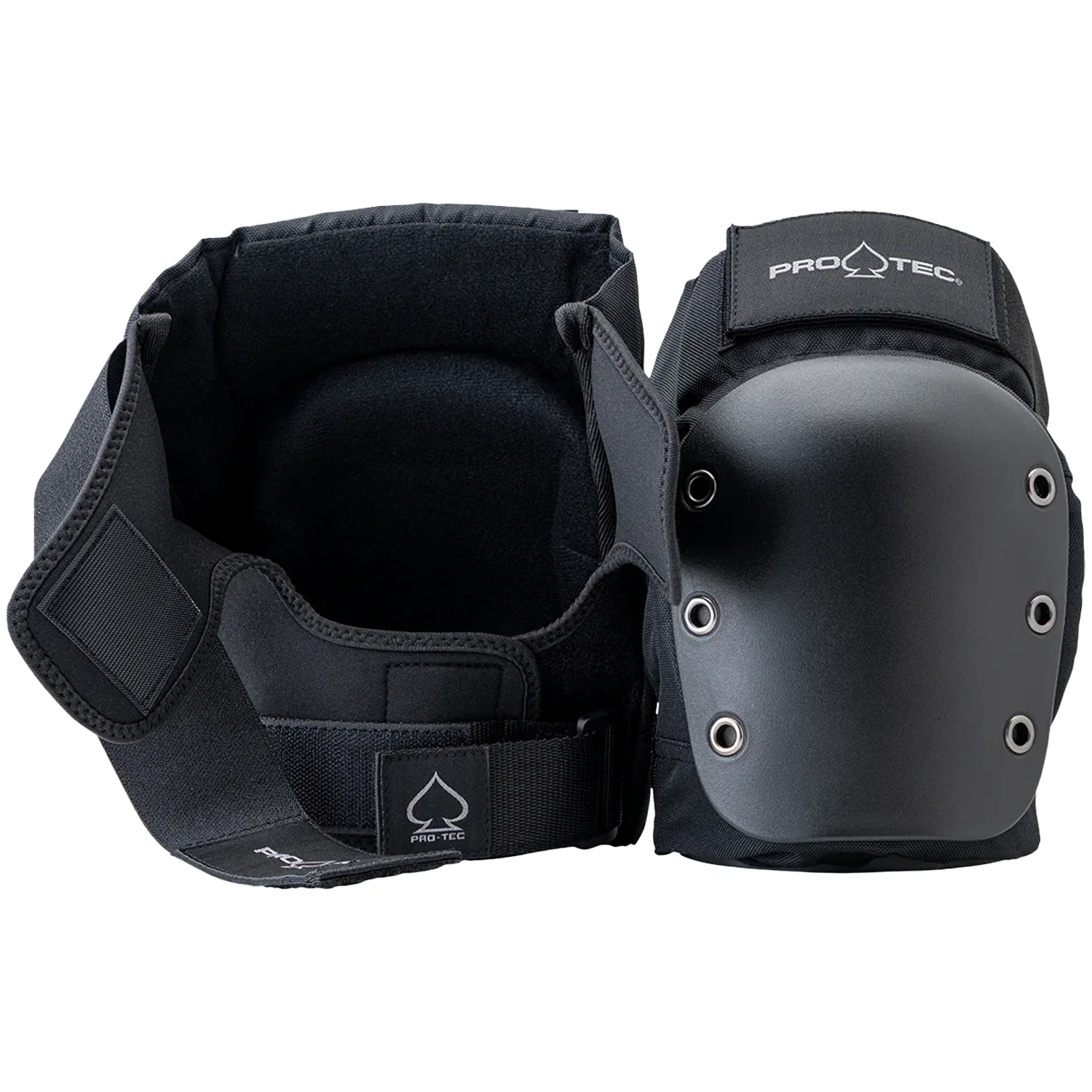 Pro-Tec Street Knee Pad Open Back - Black - Image 2
